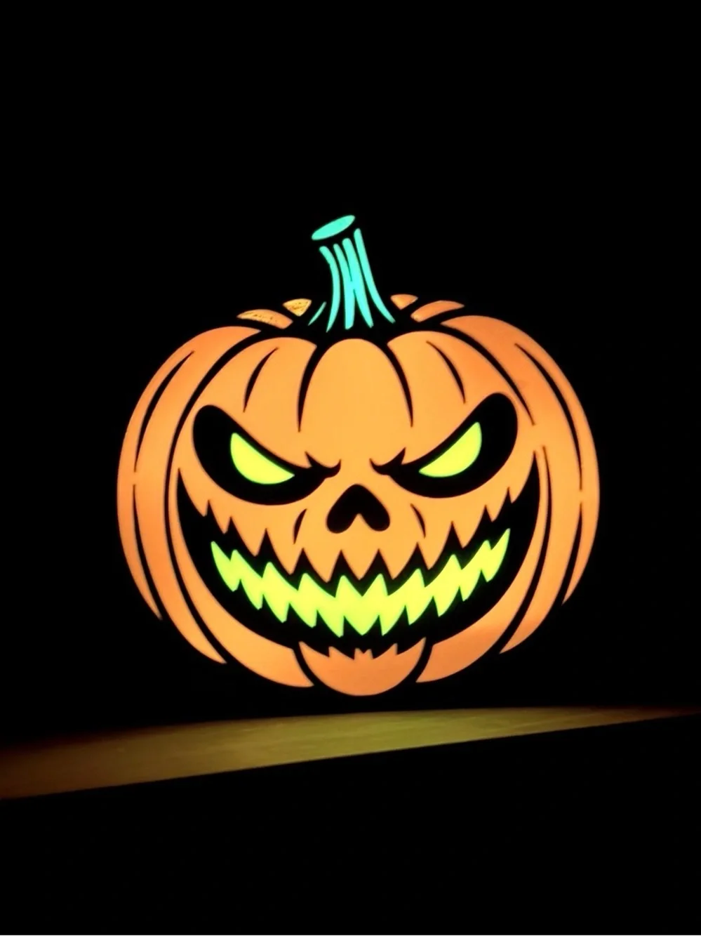 Orange Evil Pumpkin